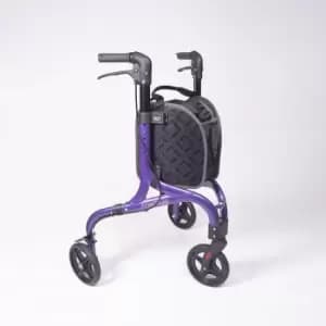 NRS Healthcare Freestyle 3 Wheel Rollator - Purple