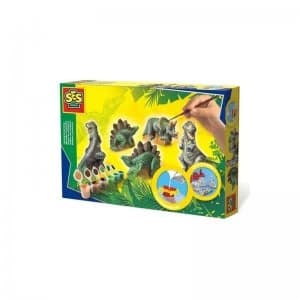 SES Creative Childrens Dinosaurs Casting and Painting Set