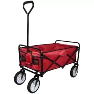 Foldable Garden Cart - Red Red - Monstershop
