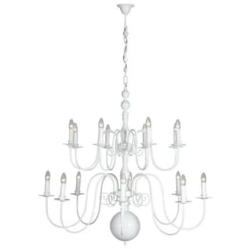 Linea Verdace Lighting - Linea Verdace Brugge Multi Arm Chandeliers Glossy White