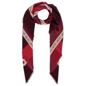 Liu Jo Liu Jo Logo Scarf - Ruby Wine