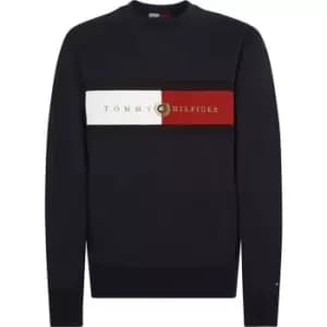 Tommy Hilfiger Icon Insert Crewneck - Blue