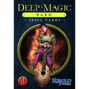 Deep Magic Spell Cards: Bard Spell Cards