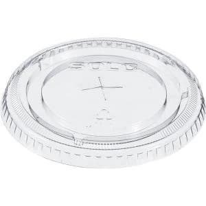 Solo Straw Slot Lid Clear Pack 100 662TS