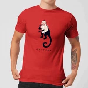 Friends Marcel The Monkey Mens T-Shirt - Red - XS - Red