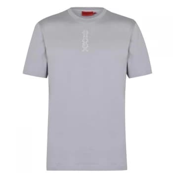 Hugo Boss Durned T-Shirt Silver Size L Men