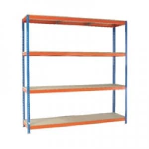 Slingsby VFM OrangeZinc Heavy Duty Painted Shelving Unit 379229