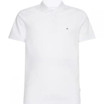Calvin Klein Liquid Touch Slim Polo - Bright White
