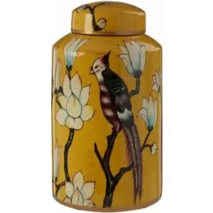 Tropical Ochre Small Ceramic Jar - Premier Housewares