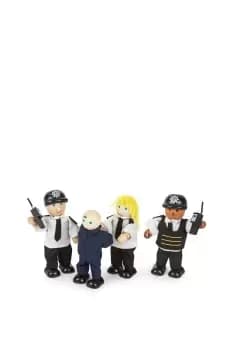 Tidlo Wooden Police Officers and Prisoner Set