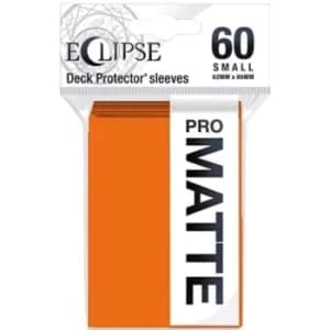 Eclipse Matte Small Sleeves: Pumpkin Orange (60)