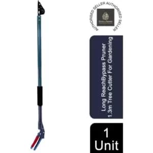 Kent & Stowe Long ReachBypass Pruner 1.3m Tree Cutter For Gardening