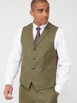 Skopes Standard Moonen Waistcoat - Olive Check