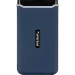 Transcend ESD370C 1TB 2.5 external hard drive USB-C Marine blue TS1TESD370C
