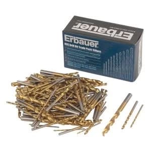 Erbauer HSS Drill bit trade pack L110mm 150 Set 1 6 mm