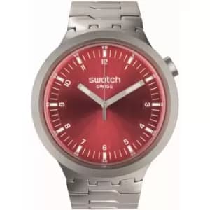 Unisex Swatch Scarlet Shimmer Big Bold Irony Watch