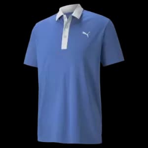 Puma 2022 Gamer Polo - Bright Cobalt/High Rise - L