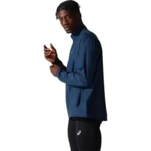 Asics Mens Core Running Jacket - Blue