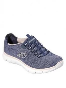 Skechers Empire See Ya Trainer - Navy, Size 8, Women