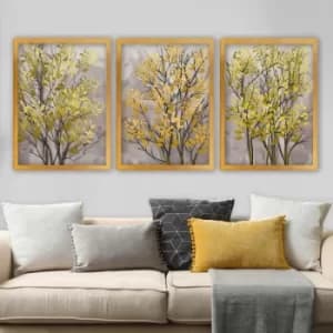 3AC176 Multicolor Decorative Framed Painting (3 Pieces)