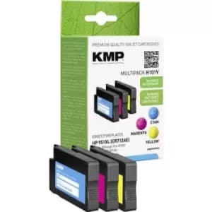 KMP Ink replaced HP 951XL Compatible Set Cyan, Magenta, Yellow H101V 1723,4050