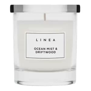 Linea Glass Candle - Blue