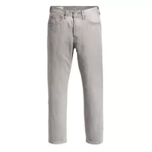 Levis 501 Cropped Jeans - Grey