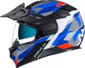 Nexx X.Vilijord Taiga Helmet, black-red-blue Size M black-red-blue, Size M