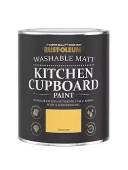 Rust-Oleum Kitchen Cupboard Paint In Lemon Jelly - 750 Ml Tin
