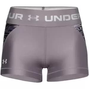 Under Armour Print Shorts Ladies - Purple