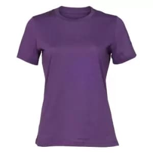 Bella + Canvas Womens/Ladies Jersey Short-Sleeved T-Shirt (L) (Royal Purple)
