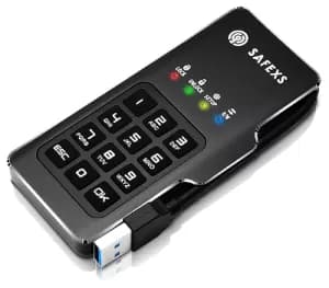 SafeXS Firebolt 128GB External Portable SSD Drive