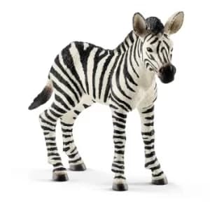 Schleich Wild Life Zebra Foal Toy Figure