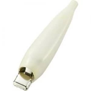 Alligator clip White Max. clamping range 5mm Length 80 mm KSS