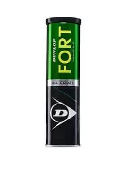 Dunlop Fort All Court Tournament Select Tennis Balls - Tube Of 4