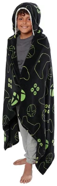 Xbox Super Soft Fleece Hooded Blanket
