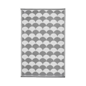 Best for Boots Outdoor Reversible Graphical Garden Carpet - Beige/White