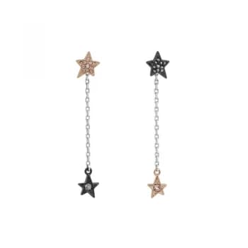 Karl Lagerfeld Star & Chain Earrings