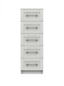 Regal Ready Assembled 5 Drawer Tall Boy
