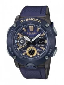 Casio G Shock Mens Navy Blue Resin Strap Watch