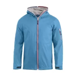 Clique Mens Seabrook Hooded Jacket (M) (Sky Blue)