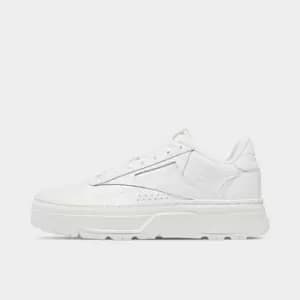 Womens Reebok Club C Double Geo Platform Casual Shoes