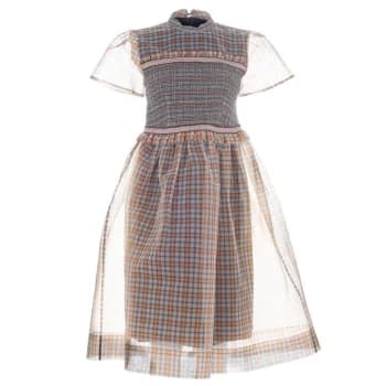 Orla Kiely Smock Dress - Brown