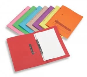 Rexel Jiffex A4 Transfer File Red PK50