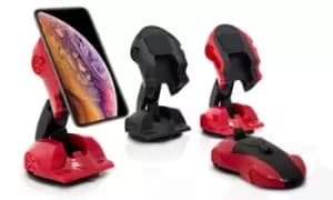 Sports Car-Shaped Dashboard Mobile Phone Bracket: Black/One
