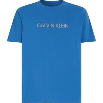 Calvin Klein Performance Essential Logo T Shirt - Bright Colbalt