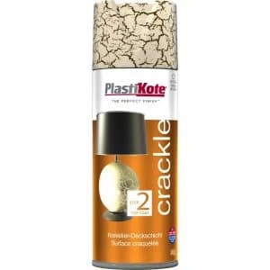 Plastikote Crackle Touch Aerosol Spray Paint Heritage Gold 400ml