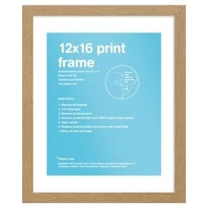 Oak Eton Wood Frame PDC (30 x 40 cm)