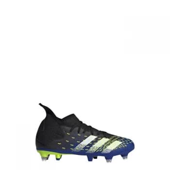 adidas Predator Freak.3 Soft Ground Boots Kids - Core Black / Cloud White / Sol
