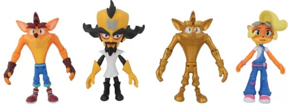 Crash Bandicoot 11Cm Action Figures 4Pack